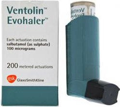 Ventolin Evohaler 100 mcg